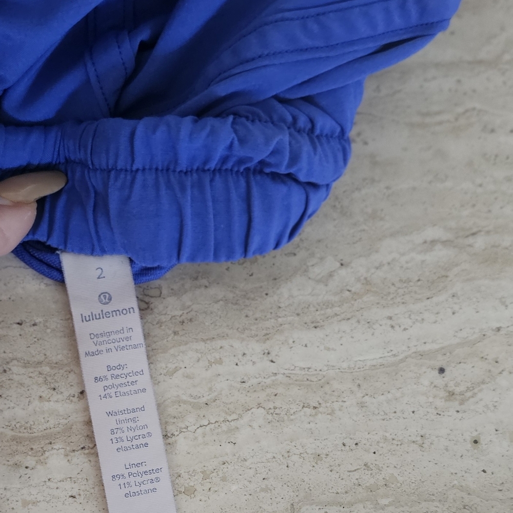 Lululemon Blue Athletic Shorts Lightweight Design - Picture 4 of 4